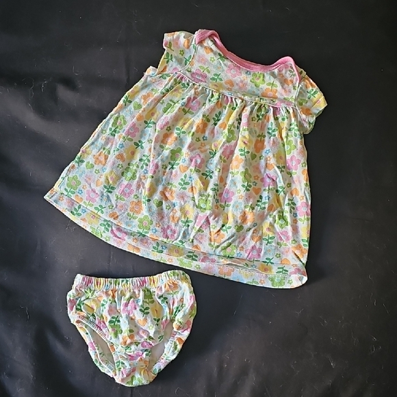 Carter's Floral Dress And Bloomer Set - Size 9 Mo - Picture 1 of 4